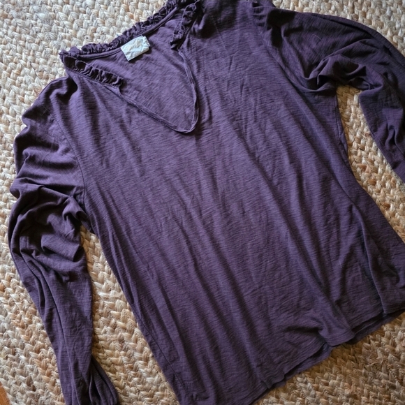 Nation LTD | Sasha Peasant Tee Pima Cotton L - Picture 6 of 13